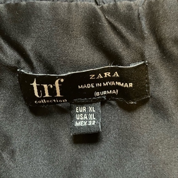 Zara TRF Satin Bomber Jacket - Picture 2 of 9
